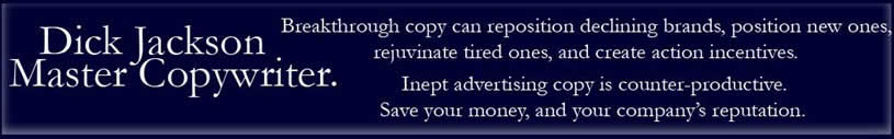 Dick Jackson Master Copywriter